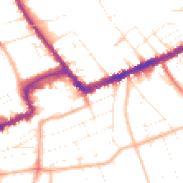 Daytime road noise heatmap for BH7 6AA