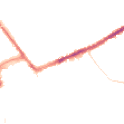 Night-time road noise heatmap for BH7 6AQ