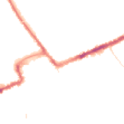 Night-time road noise heatmap for BH7 6BT