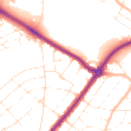 Daytime road noise heatmap for BH7 6SF
