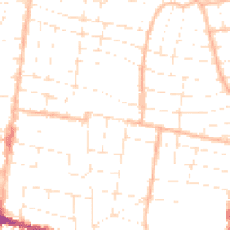 Daytime road noise heatmap for BH9 1EA
