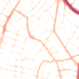 Daytime road noise heatmap for BH9 3DE