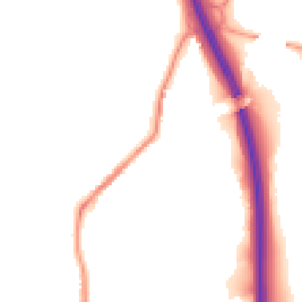Night-time road noise heatmap for BL0 0AF