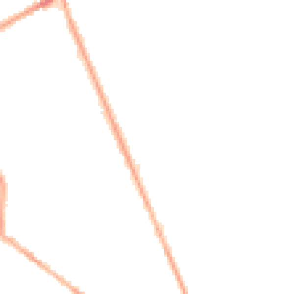Night-time road noise heatmap for BL0 9WB