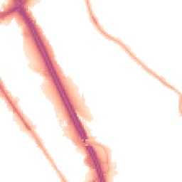 Night-time road noise heatmap for BL2 1LP