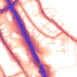 Daytime road noise heatmap for BL2 1LR