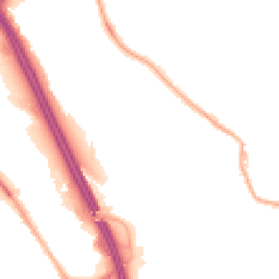 Night-time road noise heatmap for BL2 1NB