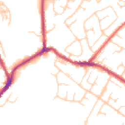 Daytime road noise heatmap for BL2 4BE