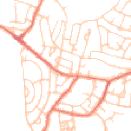 Daytime road noise heatmap for BL2 5EF