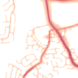 Daytime road noise heatmap for BL2 6RW