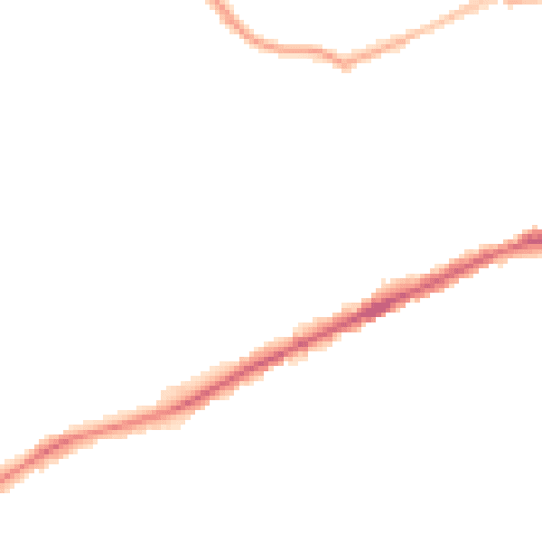 Night-time road noise heatmap for BL3 5QA