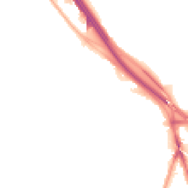 Night-time road noise heatmap for BL4 7TS
