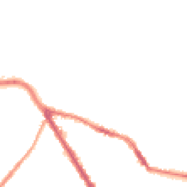 Night-time road noise heatmap for BL6 7JZ