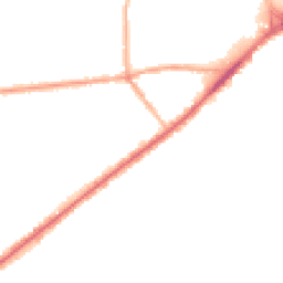 Night-time road noise heatmap for BL8 2NX