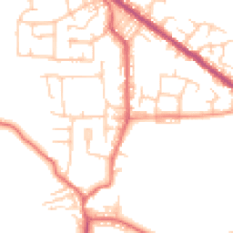 Daytime road noise heatmap for BL8 3BR