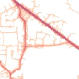 Daytime road noise heatmap for BL8 3EQ