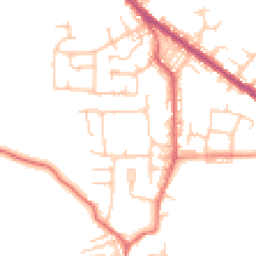 Daytime road noise heatmap for BL8 3JR