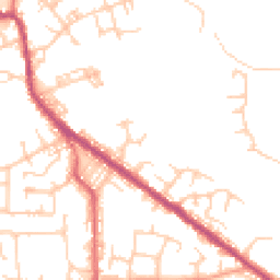 Daytime road noise heatmap for BL8 3LE