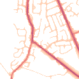 Daytime road noise heatmap for BL8 4HQ