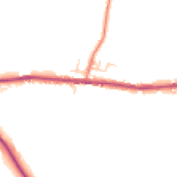 Daytime road noise heatmap for BL8 4JP