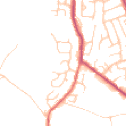 Daytime road noise heatmap for BL8 4QE