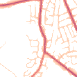Daytime road noise heatmap for BL8 4QQ