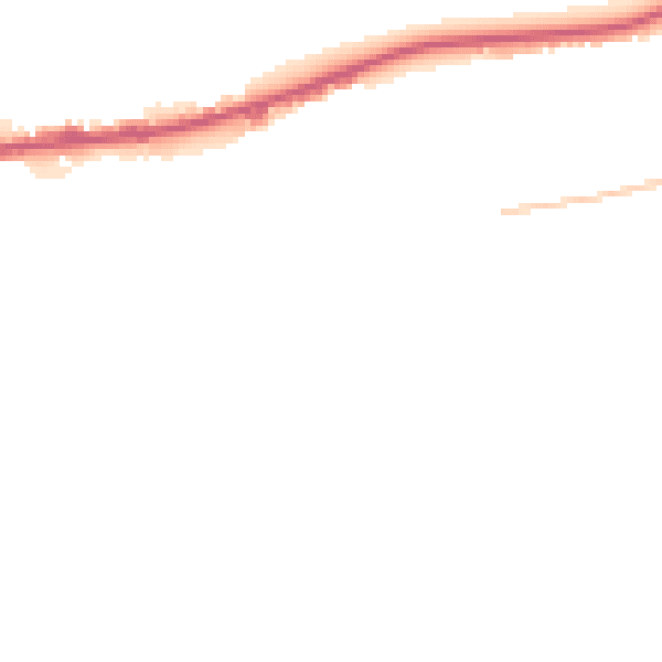 Night-time road noise heatmap for BL9 7JF