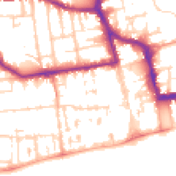 Daytime road noise heatmap for BN11 1AS