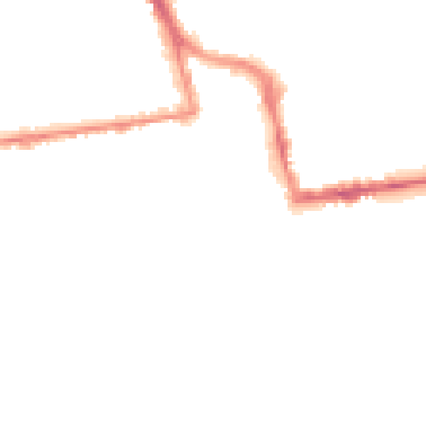 Night-time road noise heatmap for BN11 1AY
