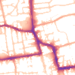 Daytime road noise heatmap for BN11 1BU