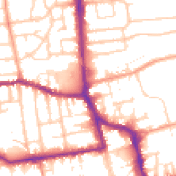 Daytime road noise heatmap for BN11 1BY