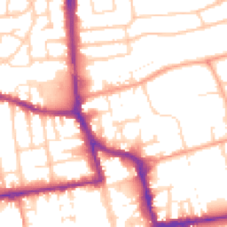 Daytime road noise heatmap for BN11 1DE