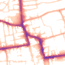 Daytime road noise heatmap for BN11 1DF