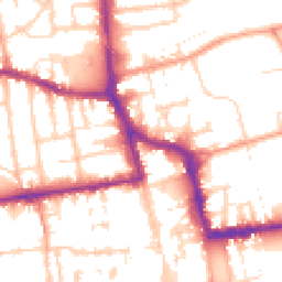 Daytime road noise heatmap for BN11 1DY