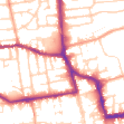 Daytime road noise heatmap for BN11 1GY