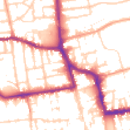 Daytime road noise heatmap for BN11 1HR