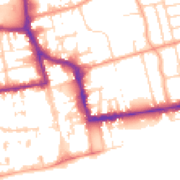 Daytime road noise heatmap for BN11 1LX