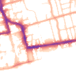 Daytime road noise heatmap for BN11 1PD