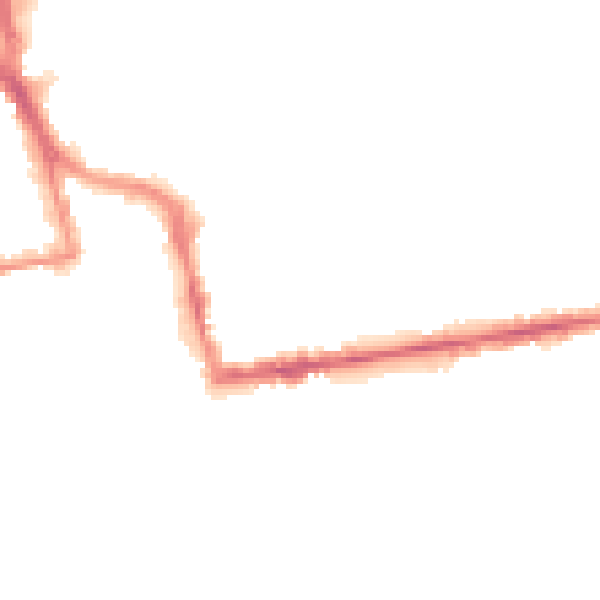 Night-time road noise heatmap for BN11 1PD