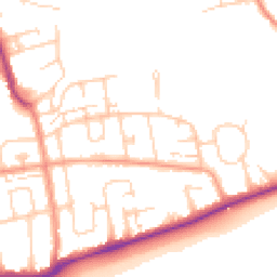 Daytime road noise heatmap for BN11 2NZ