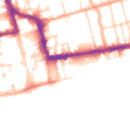 Daytime road noise heatmap for BN11 3EN