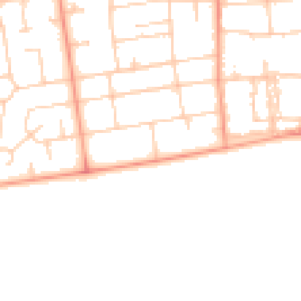 Daytime road noise heatmap for BN11 3QX