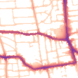 Daytime road noise heatmap for BN11 4DP