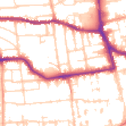 Daytime road noise heatmap for BN11 4EF