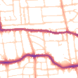 Daytime road noise heatmap for BN11 4NS