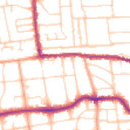 Daytime road noise heatmap for BN11 4RB