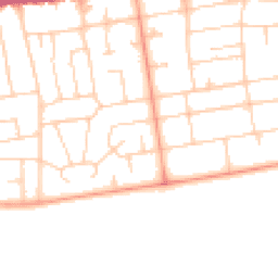 Daytime road noise heatmap for BN11 5DJ