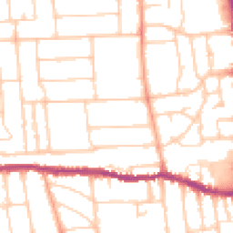 Daytime road noise heatmap for BN14 7BP