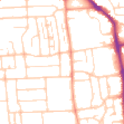 Daytime road noise heatmap for BN14 7RU