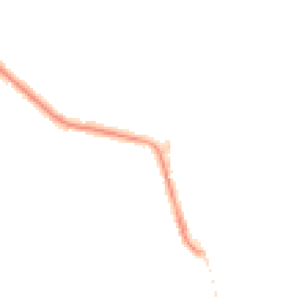Night-time road noise heatmap for BN14 8JY